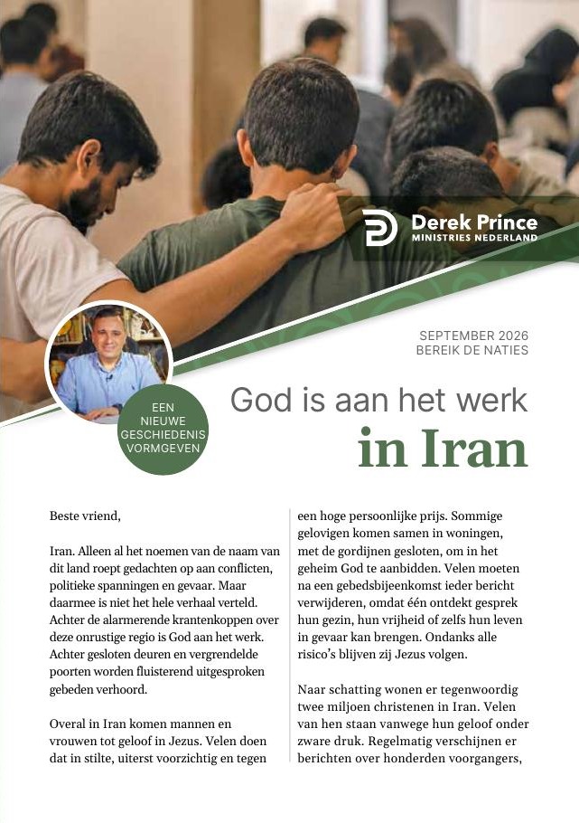 God is aan het werk in Iran