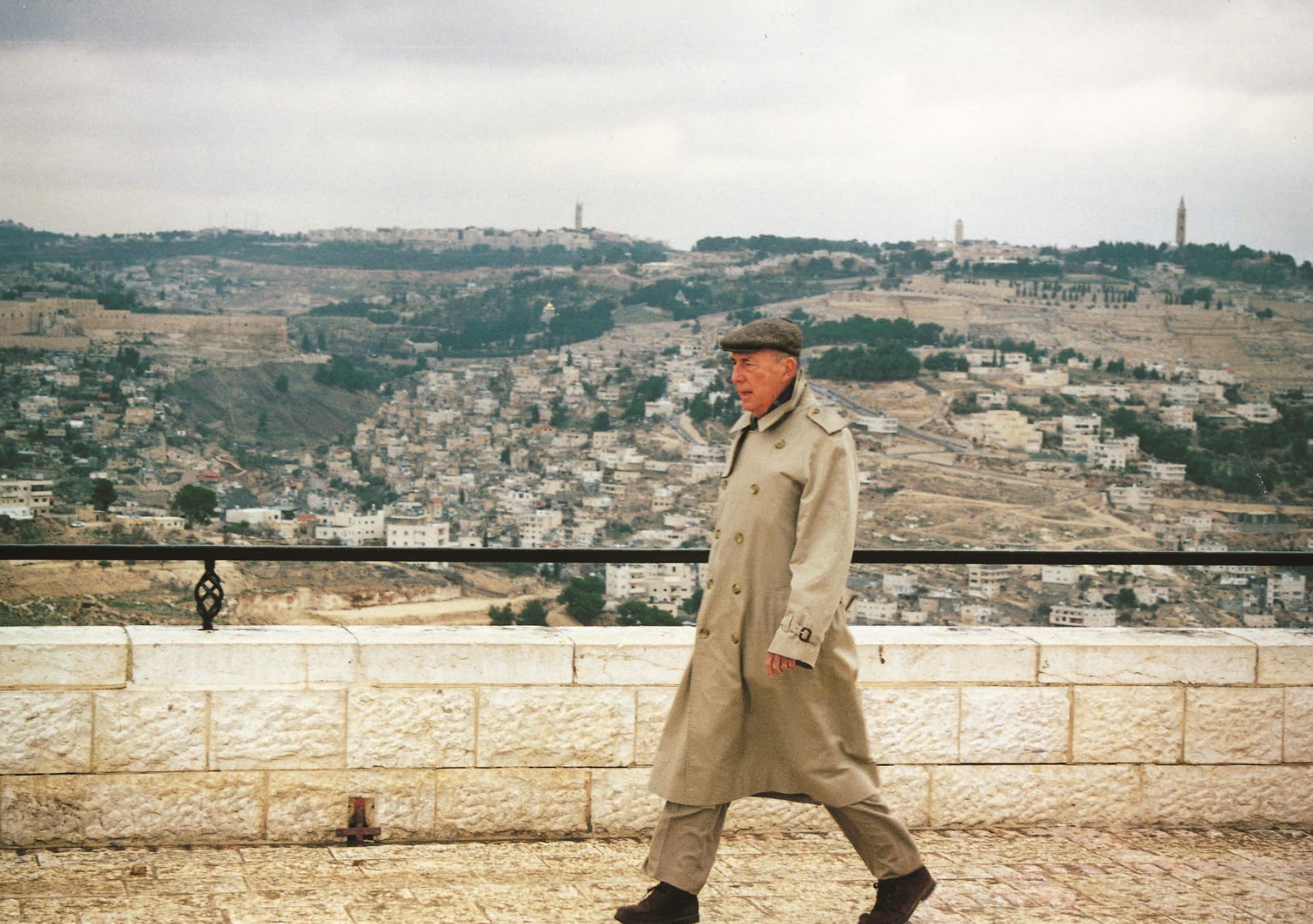 Derek Prince met uitzicht op Jeruzalem