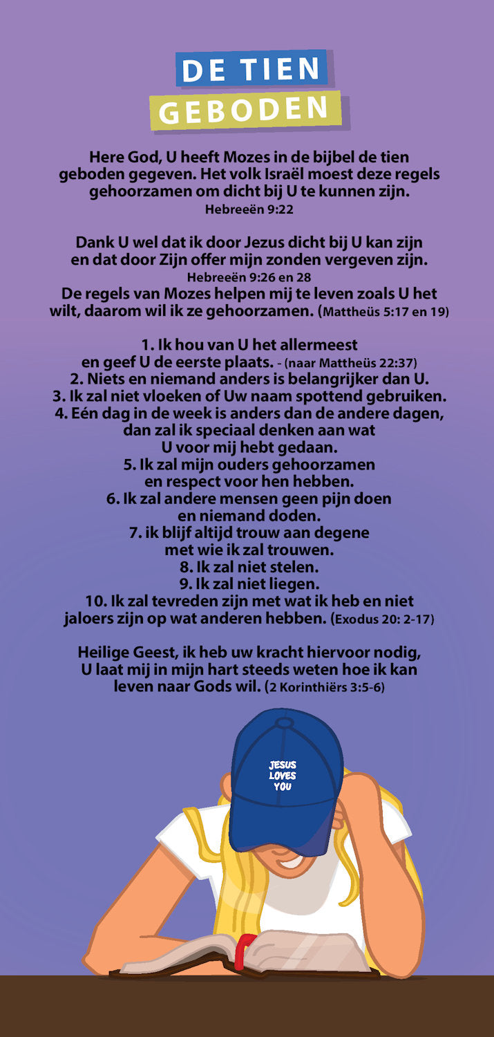 Proclamatiekaart De tien geboden