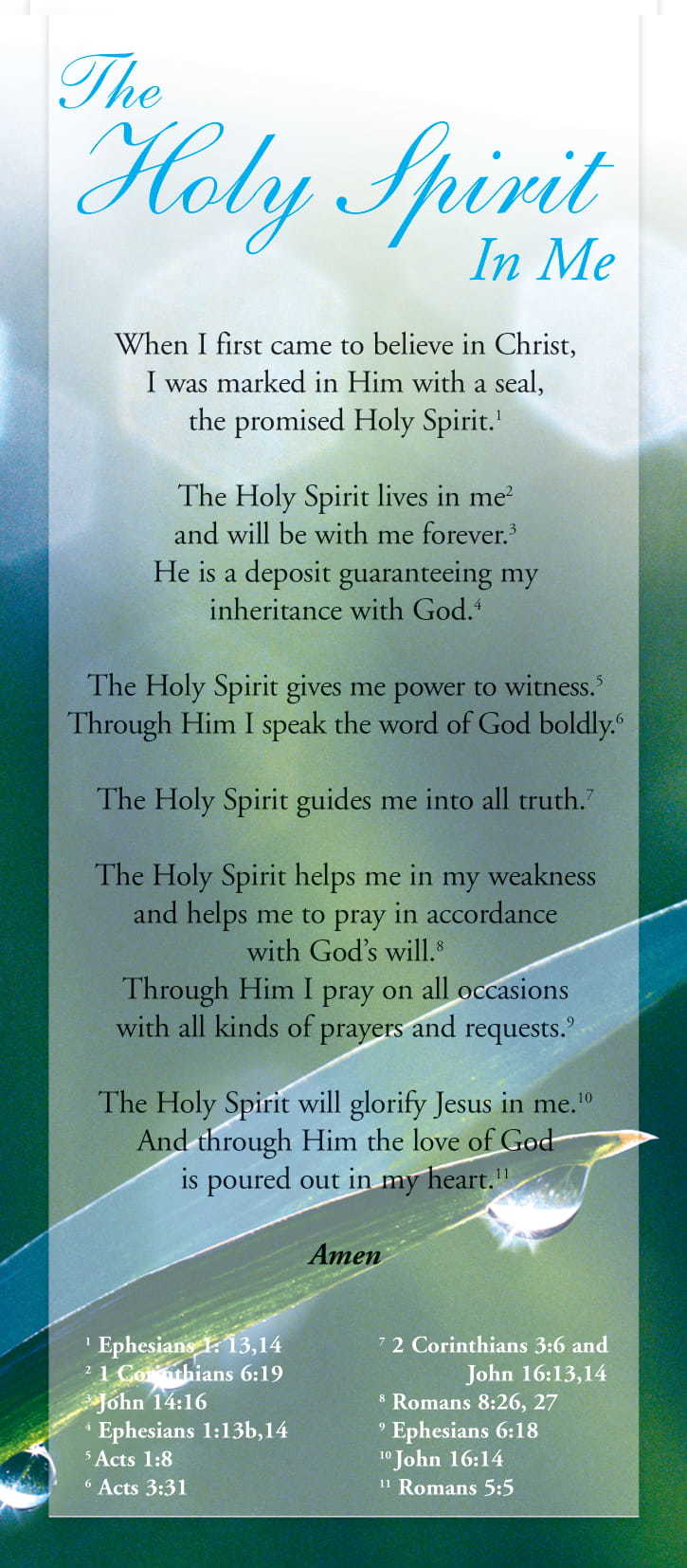 De Heilige Geest in mij