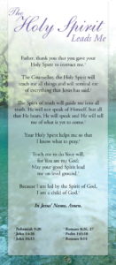 The Holy Spirit leads me